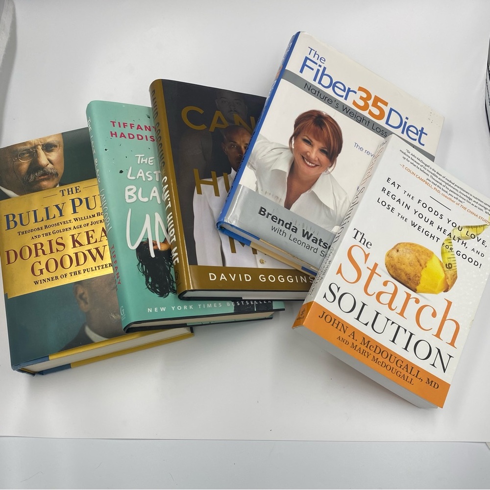 🔥3 for $20 5 bestselling books! History, diet, autobiography! 3 are brand new.
